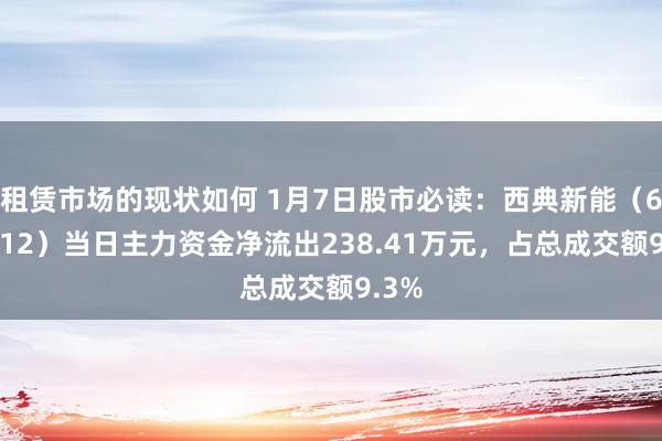 租赁市场的现状如何 1月7日股市必读：西典新能（603312）当日主力资金净流出238.41万元，占总成交额9.3%