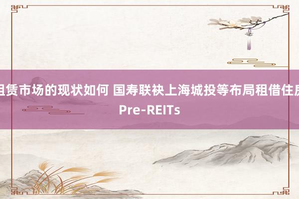 租赁市场的现状如何 国寿联袂上海城投等布局租借住房Pre-REITs