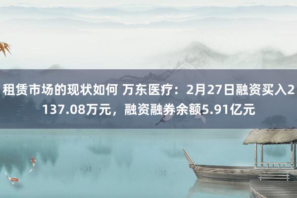 租赁市场的现状如何 万东医疗：2月27日融资买入2137.08万元，融资融券余额5.91亿元